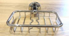 Image of Shower / Sink Soap Dish Chrome Plated Size L16 x H5 x W12.5cm (approximately)