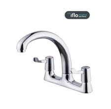 Image of Iflo Belfort Lever Deck Kitchen Sink Mixer Tap Polished Chrome