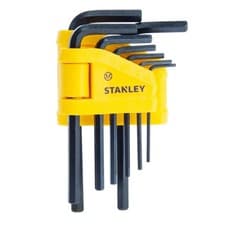 Image of STANLEY 0 69 251 8PCE METRIC HEXAGON ALLEN KEY SET 1.5MM TO 6MM