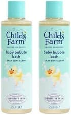 Image of Baby Bedtime Bubble Bath 2×250ml Soft Scent Soothes Sensitive Newborn Skin type