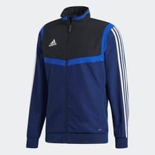 Image of Adidas Tiro 19 Presentation Tracksuit Jacket Navy Blue White Authentic Brand New