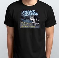 Image of Vintage Frank Zappa Don't Eat Unisex T-SHIRT S M L XL XXL 3 4 XL Black