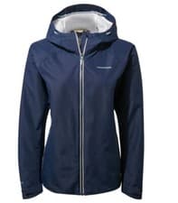 Image of CRAGHOPPERS ATLAS WATERPROOF SHELL JACKET BNWT SIZE 8UK NAVY BLUE TU15