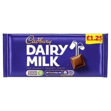 Image of Cadbury Dairy Milk Chocolate Bar 95g (Pack of 22)