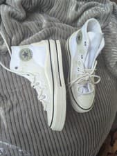 Image of high-top Converse Chuck 70 Utility Translucent Caged Boot Trainer UK 4