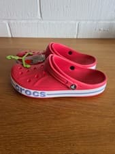 Image of Crocs Bayaband Clog Red Size Men Uk 12 W 13 Eu 48 / 49 New with Tags In Box New