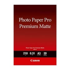 Image of Original Canon PM-101 A3 Premium Matte Photo Paper, 210gsm - 20 Sheets (8657B006