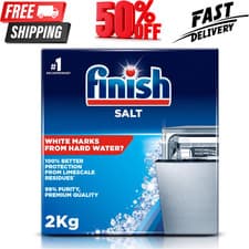 Image of Finish Dishwasher Salt | 2kg Pack | Salt for Dishwashers and Water Softeners