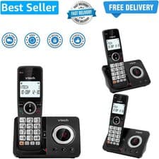 Image of EA5050 DECT Cordless Phone with Answering Machine,Nuisance Call Blocker, Volu...