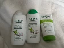 Image of Simple Bundle: Gentle Care Shampoo & Conditioner + Moisturising Facial Wash NEW
