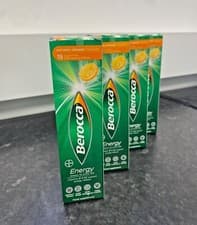Image of Berocca Energy | Natural Orange Flavour | Sugar-Free | Effervescent Tablets