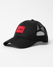 Image of HUGO Kody Mens Logo Patch Cap - Black 001