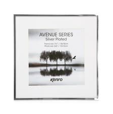 Image of Kenro Avenue Series Silver Photo Frame With glass Front Single Double Portrait