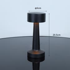 Image of 3 Color Led Table Lamp White Desk Vintage Lamps Nordic Touch Dimmable Bar Lights