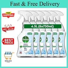 Image of Dettol Antibacterial Disinfectant Surface Cleaner, Original Fragrance, Pack of 6