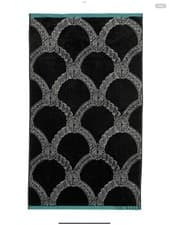 Image of 2 X Ted Baker Braid Towels in Mono - New RRP £36