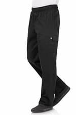 Image of Chef Works Unisex Slim Fit Cargo Chefs Trousers with Concealed Zip Fly