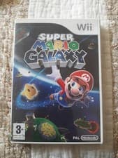 Image of Super Mario Galaxy Nintendo Wii PAL Video Game with Manual and Code VGC Complete