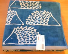 Image of Scion Spike Bath Towel Blue, 70x130cm, Cotton Velour OEKO-TEX, BNWT