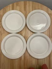 Image of Le Creuset 4 x 27cm White Vancouver Dinner Plate *new- other*