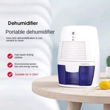 Image of 500ml Mini Dehumidifier Portable Electric Quiet Home Bedroom Office UK Plug