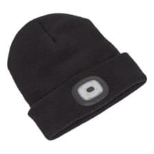 Image of Sealey LED185 Beanie Hat 4 SMD LED USB Rechargeable Tools