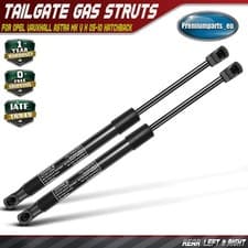 Image of 2x Rear Tailgate Boot Gas Struts 480mm for Opel Vauxhall Astra MK V H A04 05-10