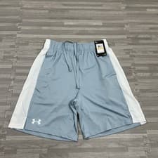 Image of Under Armour UA Train Stretch 2.0 Shorts Mens Small 7" 1383346 Blue White $40