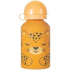 Image of Sass & Belle Kids School Water Bottle Aluminium Fox Leopard Tiger Unicorn