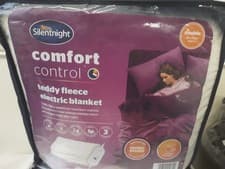 Image of Teddy Fleece Electric Blanket Double – Heating Underblanket 120x135cm