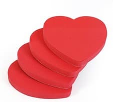 Image of Heart Shaped/Speech Bubbles Sticky Notes | Removable Adhesive Sticky Notes