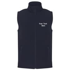 Image of Personalised Embroidered Pro RTX 2-Layer Softshell Gilet Bodywarmer Windproof