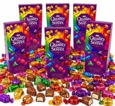 Image of 6x Nestle Quality Street Chocolates Box Gift Assorted Sweets Candy Tin UK