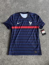 Image of France 2020/21 Home Shirt - Nike Vaporknit - Size Large