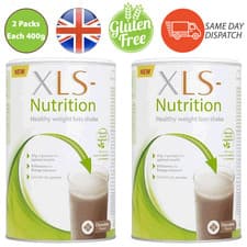 Image of XLS Nutrition Healthy 2x400g Weight Loss Shake Fitness&Sport Chocolate Flavour