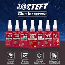 Image of 50ml Threadlocker Screw Glue Quickly Cured Thread Locking Agent Adhesive Glue UK