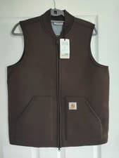 Image of Carhartt Car-Lux mens Vest Gilet, Medium Chest:44" New #