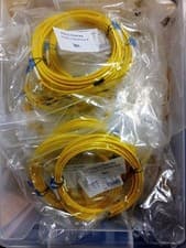 Image of OS2 9/125 Single Mode LC-LC Duplex Fiber Patch Cable 5mtr Yellow