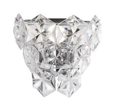 Image of Wall Light Silver Dot Chrome & Acrylic Searchlight 5471-1CC
