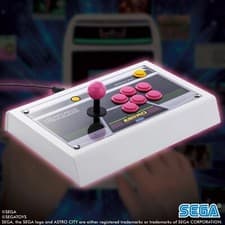 Image of Sega Astro City Mini Arcade Stick Limited Edition (Pink Buttons) Very Rare!