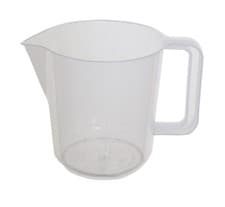 Image of Plastic Kitchen Jug 1000ml Measuring Mixing Preparation Jug 2 Pint 1L Capacity