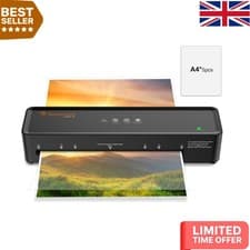Image of Fast and Efficient A4 Laminator - Jam Release, NTC Control for Smooth Operation