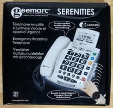 Image of Geemarc Serenities Amplified Corded Emergency Phone