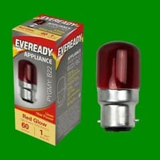 Image of 15W Red Coloured Pygmy Sign Light Bulbs, Display Lamp, Bayonet Cap, BC, B22