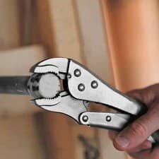 Image of Dekton Silver Locking Pliers