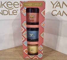 Image of Yankee Candle 3 Filled Votive Candle Gift Set
