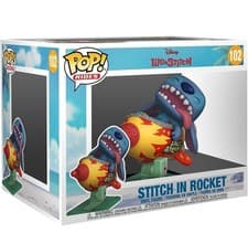 Image of Funko Pop #102: Stitch In Rocket Rides Disney Lilo Animation Vinyl Figure