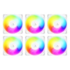 Image of Arctic P12 Pro Reverse A-RGB 120mm PWM Case Fan White 3000 RPM 4-Pin - Pack