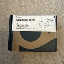 Image of NEW GENUINE Poly Voyager Free 60+ UC Black Wireless Earbuds - Touchscreen Case