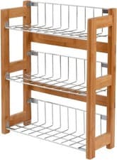 Image of Spice Herb Rack Kitchen Cupboard Door Wall Storage Organiser 3 Tier Buckingham